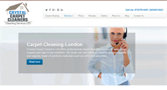 Desktop Screenshot of crystalcarpetcleaners.co.uk