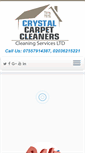 Mobile Screenshot of crystalcarpetcleaners.co.uk